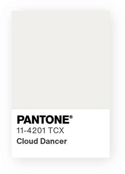 Pantone Farbe des Jahres 2026: Cloud Dancer