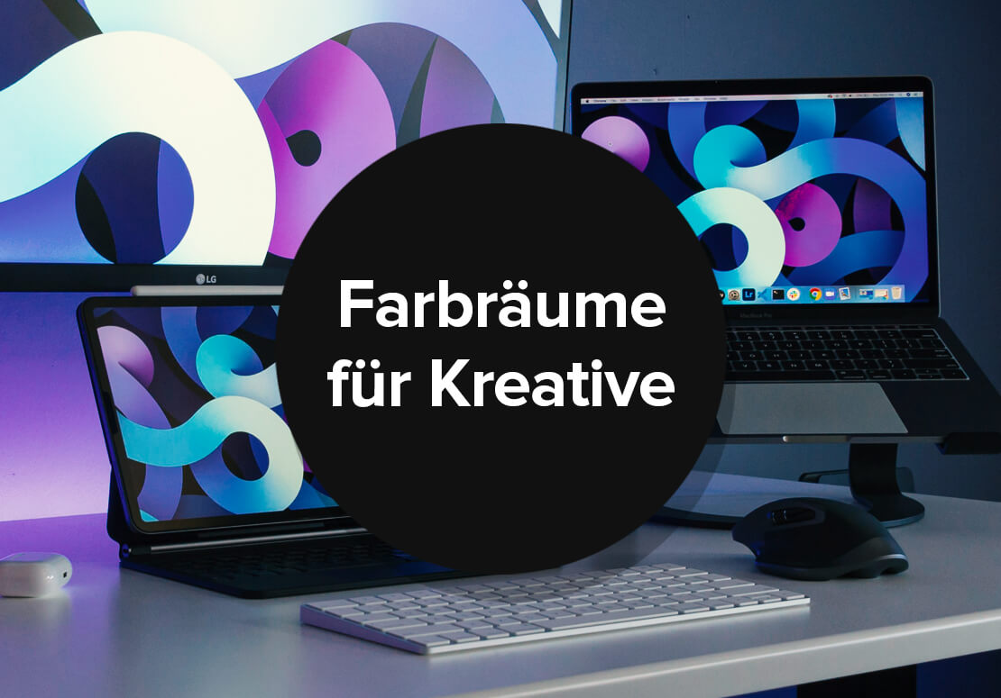 Visualisierung verschiedener Farbräume und Gamuts auf Monitoren und Displays