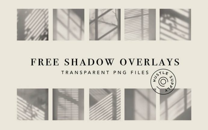Photoshop textures - Neu: Shadow Overlays Pack