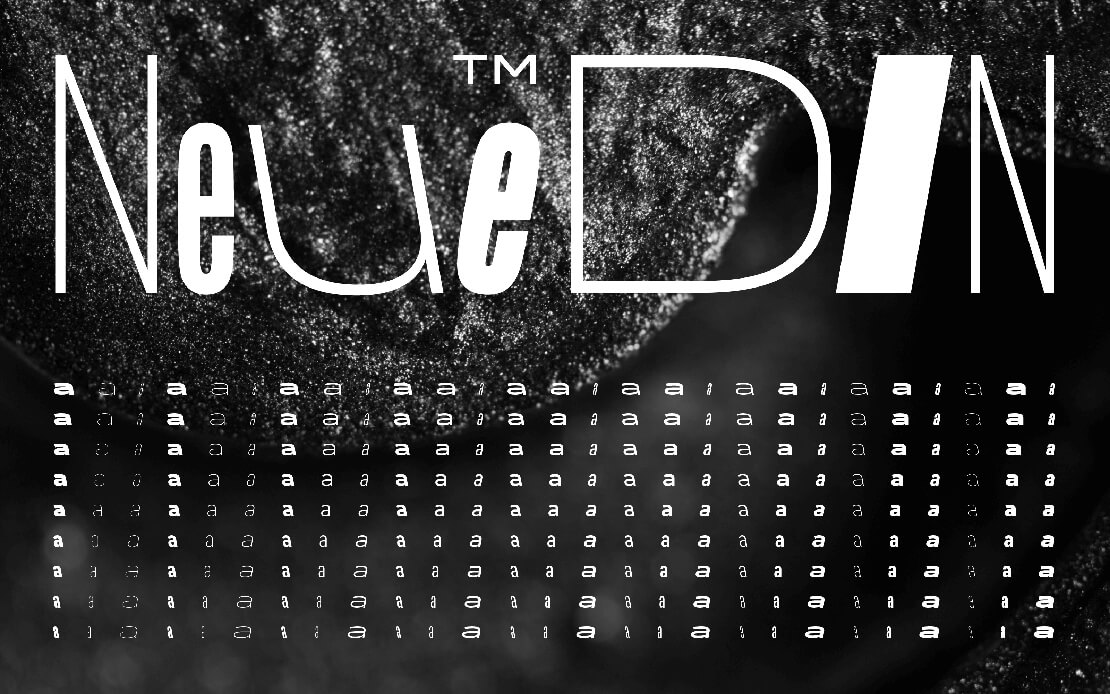 Neue DIN: Kursive und Retalics