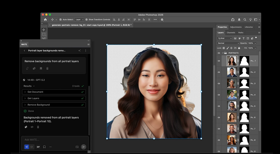 MATE Plugin für Photoshop