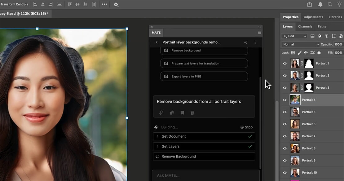 Remove Background in MATE