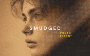 Sepia Smudged Dust Photo Effect