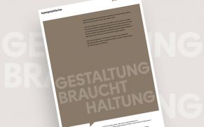 tgm-Vortragsreihe 2026: Gestaltung braucht Haltung