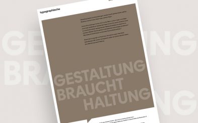 tgm-Vortragsreihe 2026: Gestaltung braucht Haltung