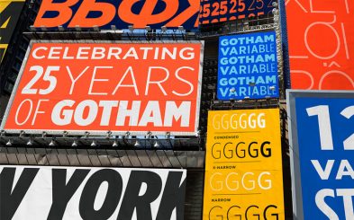 Gotham Variable: Monotype veröffentlicht den Schriftklassiker als Variable Font