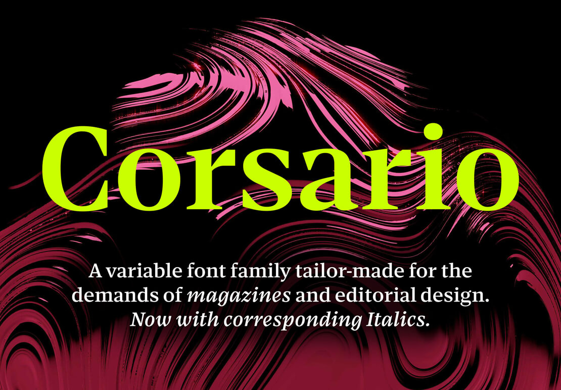 Corsario Variable Font-Family von Felix Braden