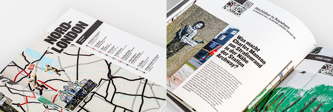 Seiten aus dem Banksy Global Guide