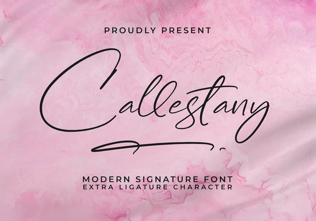 Callestany Free Signature Font