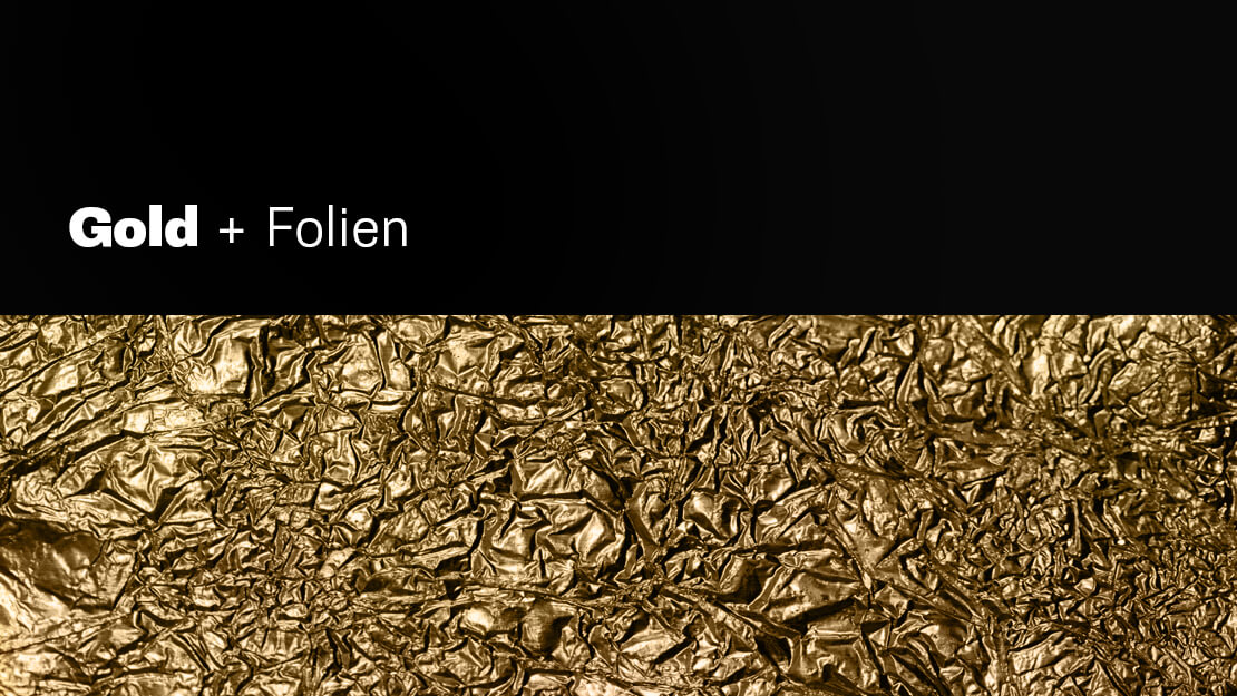 Gold mit Folien