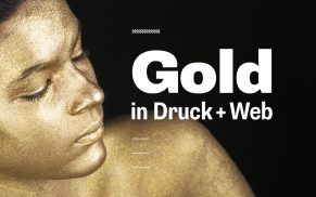Gold richtig anlegen im Druck und im Web