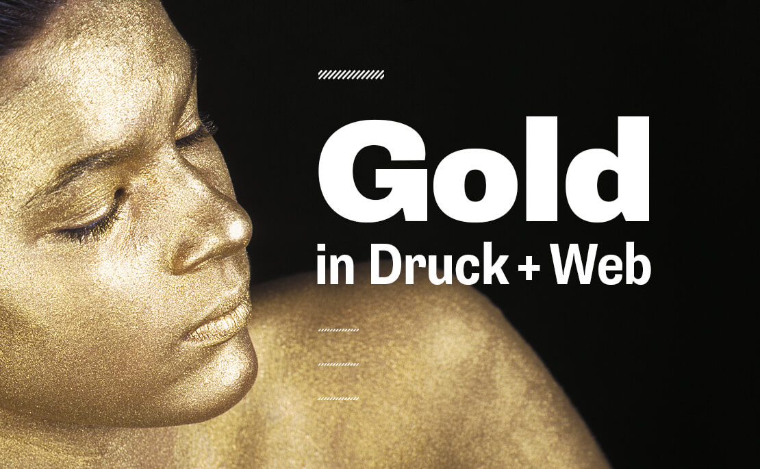 Gold im Druck und Web: CMYK-Werte, Folien und Verläufe