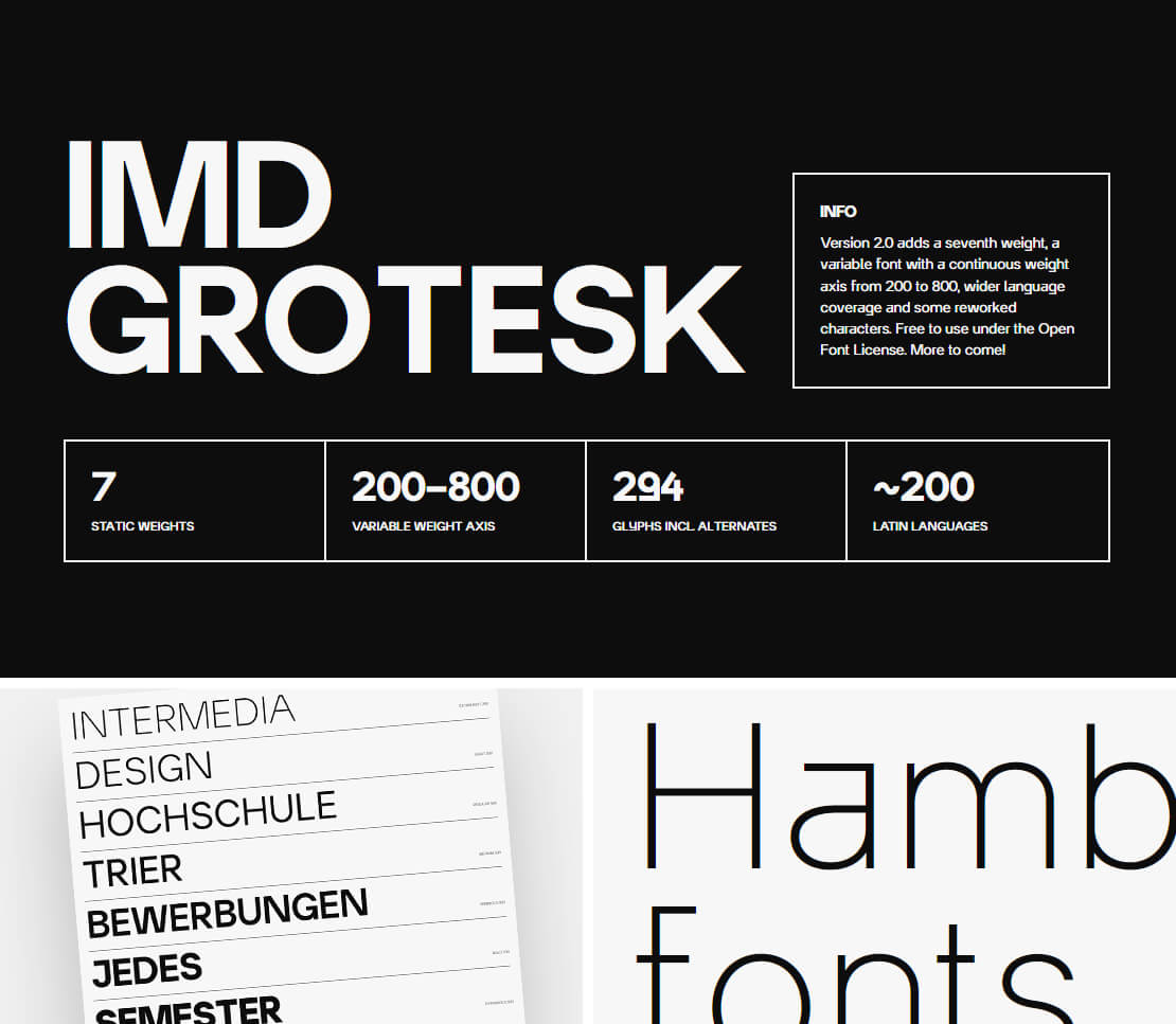 IMD Grotesk Font