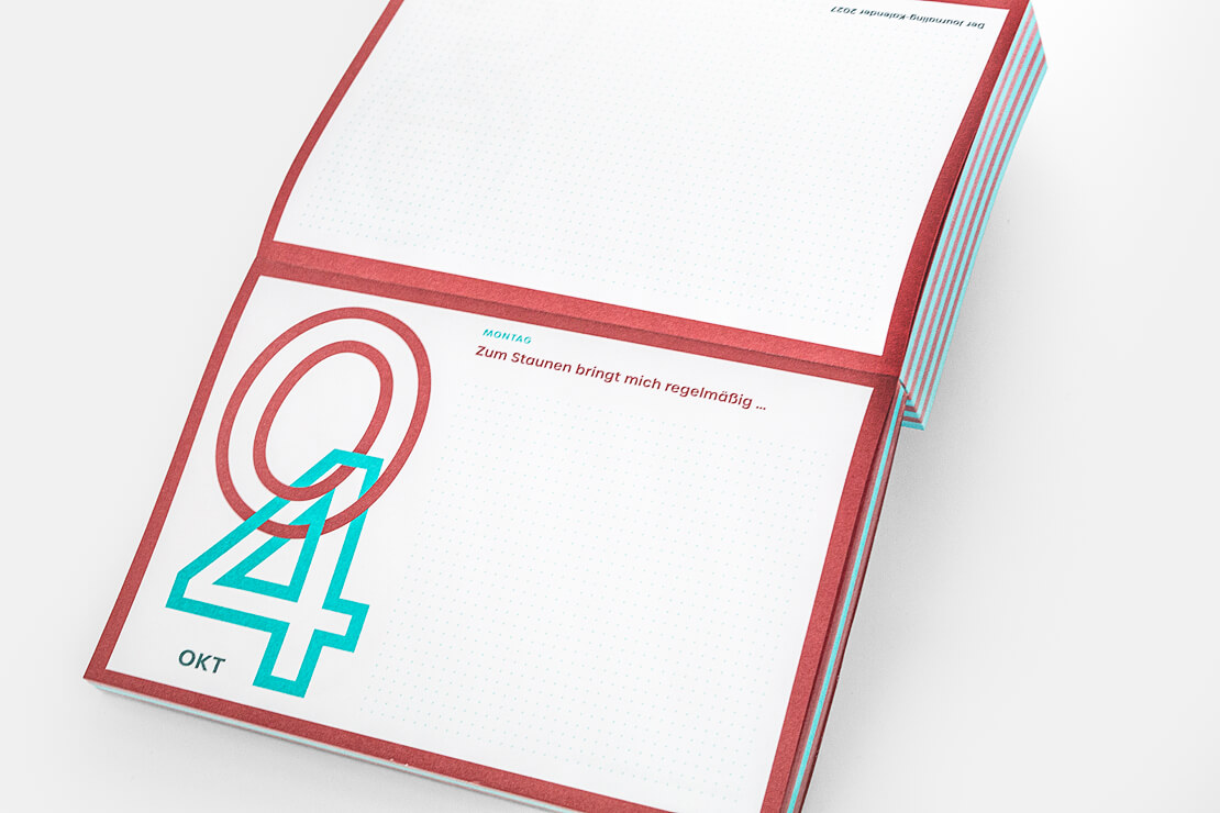 Journaling-Kalender-Seite