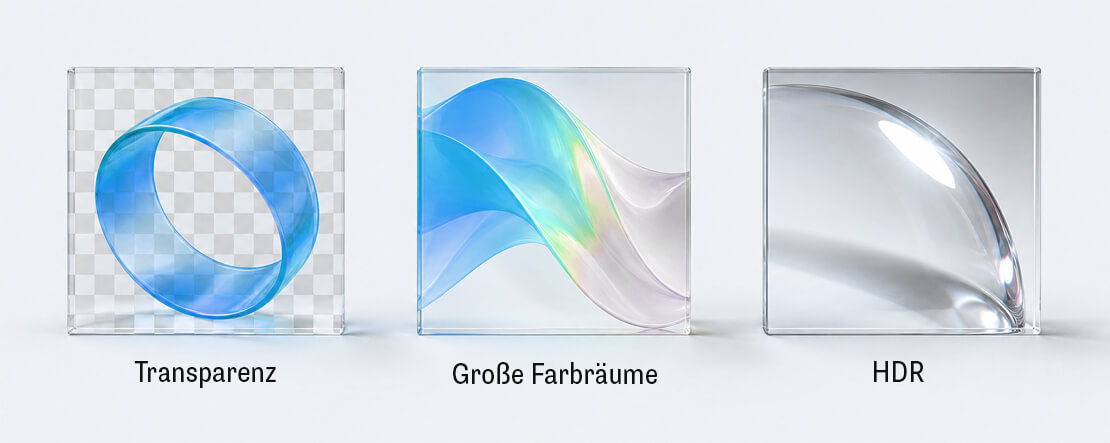 JXL-Format: Transparenz, große Farbräume und HDR